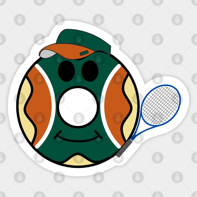 The French Open Donut Sticker by Bubba Creative